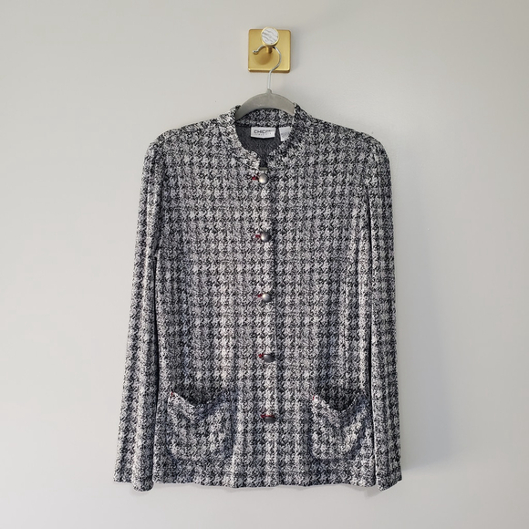 Chico's Travelers Women Medium Size 1 Blazer Coatigan Office Career Work Travel - Picture 1 of 12